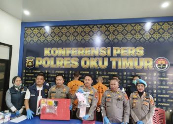 Polres OKU Timur Bekuk Dua Pengedar Sabu, Tiga Rekan Kabur Masih Diburu