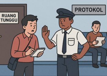 Protokol, Kursi Empuk, dan Nasib Wartawan yang Salah Duduk