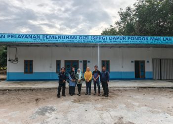 Dinkes OKU Timur dan Puskesmas Pantau Sanitasi Dapur SPPG Kotanegara Timur