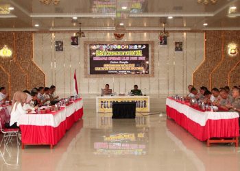 Polres OKU Timur Gelar Rakor Lintas Sektoral Jelang Operasi Lilin 2025