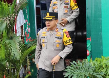 Kapolres OKU Timur Tinjau Pos Pam dan Pos Yan Operasi Lilin Musi 2025